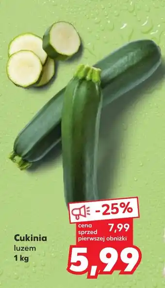 Kaufland Cukinia luzem 1 kg oferta