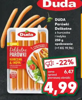 Kaufland DUDA Parówki Delikatne 250g oferta