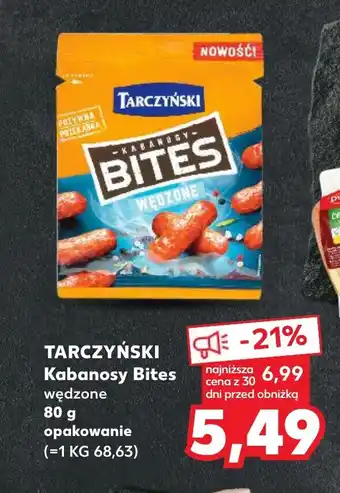Kaufland TARCZYŃSKI Kabanosy Bites 80g oferta