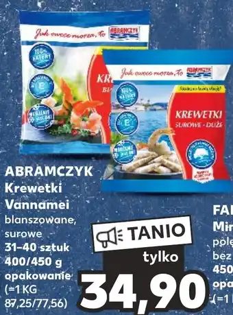 Kaufland ABRAMCZYK Krewetki Vannamei 400/450g oferta