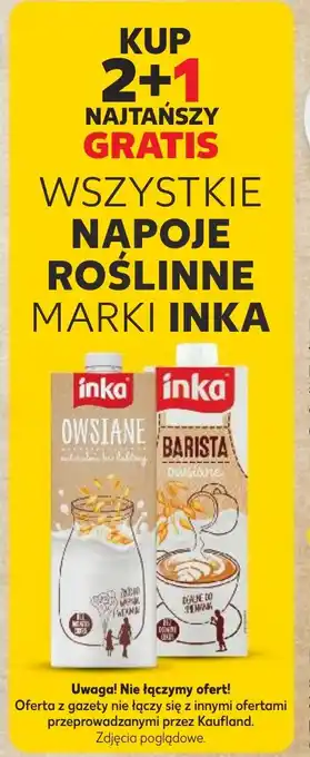 Kaufland WSZYSTKIE NAPOJE ROŚLINNE MARKI INKA oferta