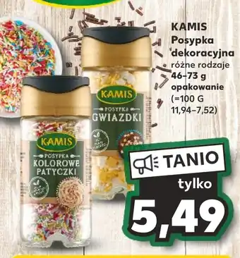 Kaufland KAMIS Posypka dekoracyjna 46-73g oferta