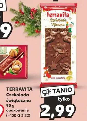 Kaufland TERRAVITA Czekolada świąteczna 90 g opakowanie oferta