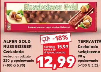Kaufland ALPEN GOLD NUSSBEISSER Czekolada 220g oferta