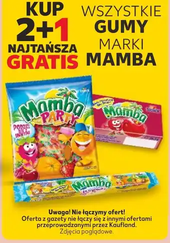Kaufland Wszystkie gumy marki Mamba oferta