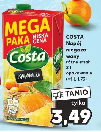Kaufland Costa Napój niegazowany 2l oferta
