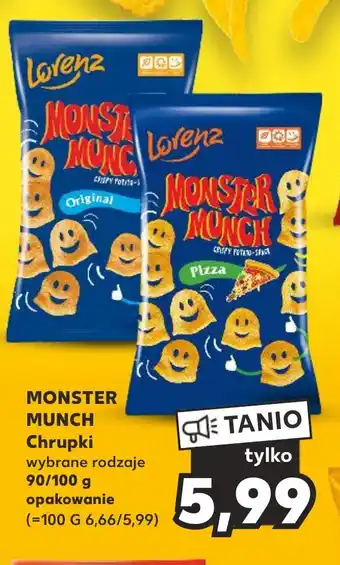 Kaufland MONSTER MUNCH Chrupki 90/100 g oferta