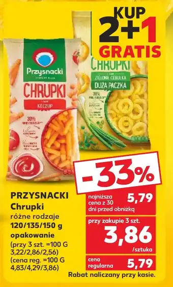 Kaufland PRZYSNACKI Chrupki 120/135/150 g oferta