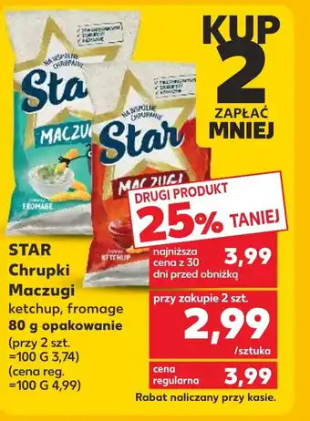 Kaufland STAR Chrupki Maczugi 80 g oferta