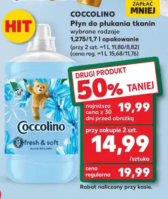 Kaufland COCCOLINO Płyn do płukania tkanin 1,275/1,7 I oferta