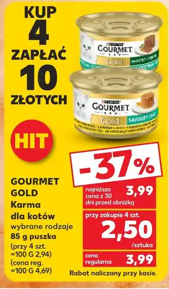 Kaufland GOURMET GOLD Karma dla kotów 85 g oferta