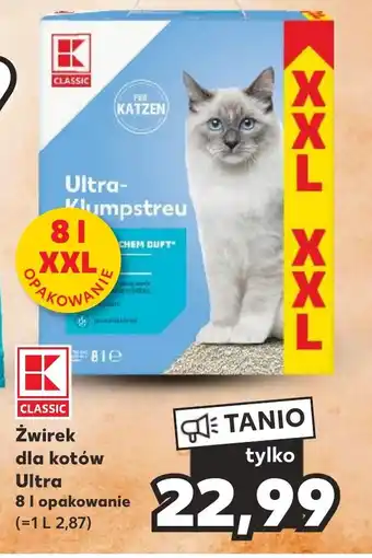 Kaufland Żwirek dla kotów Ultra 8 l oferta