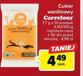 Carrefour Cukier wanilinowy oferta