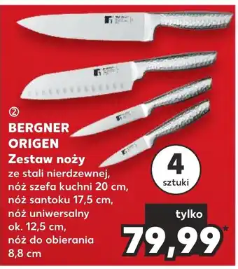 Kaufland BERGNER ORIGEN Zestaw noży oferta