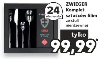 Kaufland ZWIEGER Komplet sztućców Slim oferta