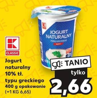 Kaufland Jogurt naturalny oferta