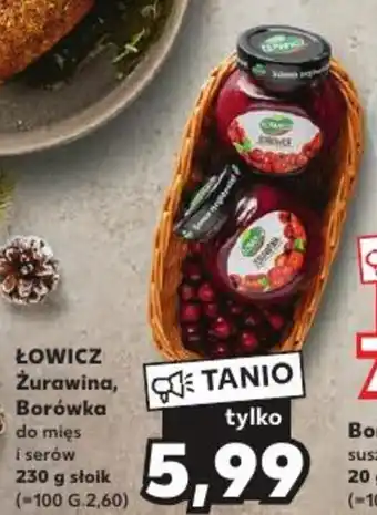 Kaufland Łowicz Żurawina Borówka do mięs i serów oferta