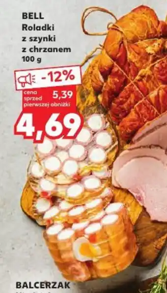 Kaufland BELL Roladki z szynki z chrzanem 100g oferta