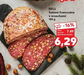 Kaufland BELL Salami francuskie z orzechami 100g oferta