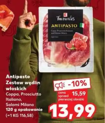 Kaufland Antipasto Zestaw wędlin włoskich 120 g oferta