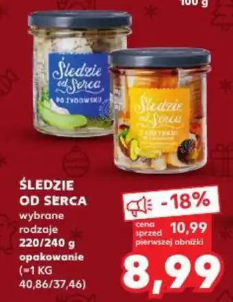 Kaufland ŚLEDZIE OD SERCA 220/240g oferta