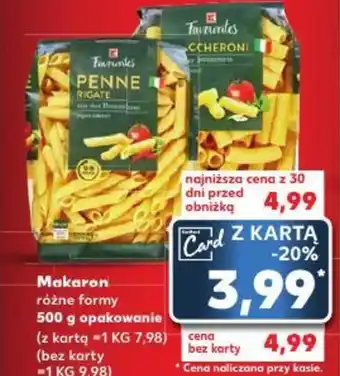 Kaufland Makaron 500g oferta