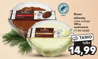 Kaufland Deser mleczny 350 g oferta