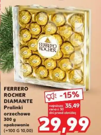 Kaufland FERRERO ROCHER DIAMANTE Pralinki orzechowe 300 g oferta