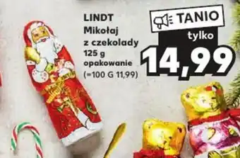 Kaufland LINDT Mikołaj z czekolady 125g oferta