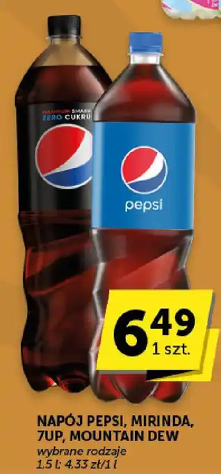 ABC NAPÓJ PEPSI, MIRINDA, 7UP, MOUNTAIN DEW 1,5 L oferta