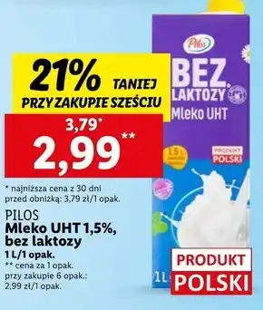 Lidl Mleko bez laktozy oferta