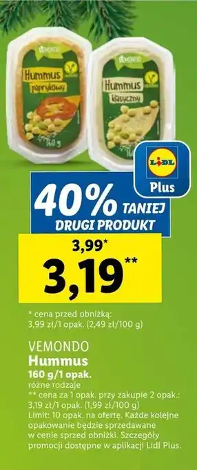 Lidl Hummus oferta