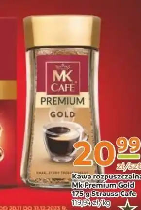 Społem Mk café premium gold kawa rozpuszczalna 175 g oferta