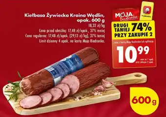 Biedronka Kiełbasa Żywiecka Kraina Wędlin, opak. 600 g oferta