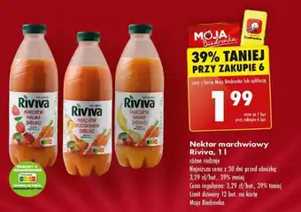Biedronka Nektar marchwiowy Riviva, 1 l oferta