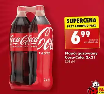 Biedronka Napój gazowany Coca-Cola, 2 x 2 l oferta