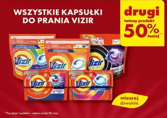 Biedronka WSZYSTKIE KAPSUŁKI DO PRANIA VIZIR oferta