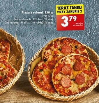 Biedronka Pizza z salami, 130 g oferta