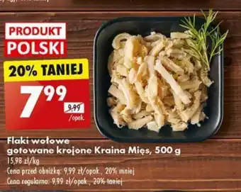 Biedronka Flaki wołowe gotowane krojone Kraina Mięs, 500 g oferta