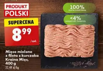 Biedronka Mięso mielone z fileta z kurczaka Kraina Mięs, 400 g oferta