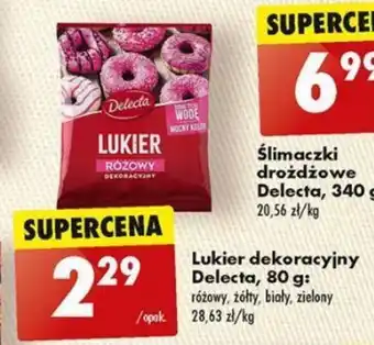 Biedronka Lukier dekoracyjny Delecta, 80 g oferta