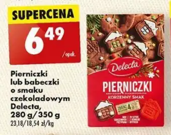 Biedronka Pierniczki lub babeczki o smaku czekoladowym Delecta, 280 g/350 g oferta