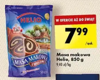 Biedronka Masa makowa Helio, 850 g oferta