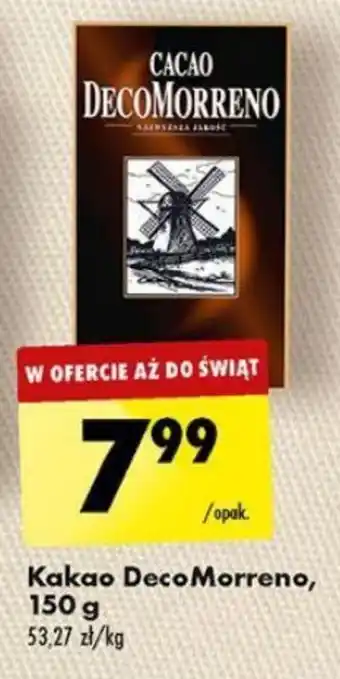 Biedronka Kakao DecoMorreno, 150 g oferta