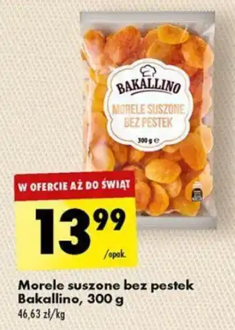 Biedronka Morele suszone bez pestek Bakallino, 300 g oferta