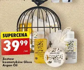 Biedronka Zestaw kosmetyków Gloss Argan Oil oferta