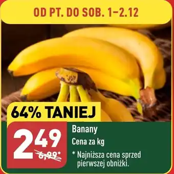 ALDI Banany 1 kg oferta