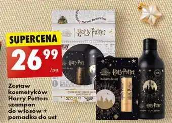 Biedronka Zestaw kosmetyków Harry Potter szampon do włosów + pomadka do ust oferta