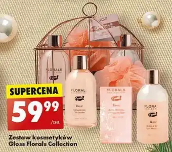 Biedronka Zestaw kosmetyków Gloss Florals Collection oferta