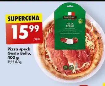 Biedronka Pizza speck Gusto Bello 400g oferta